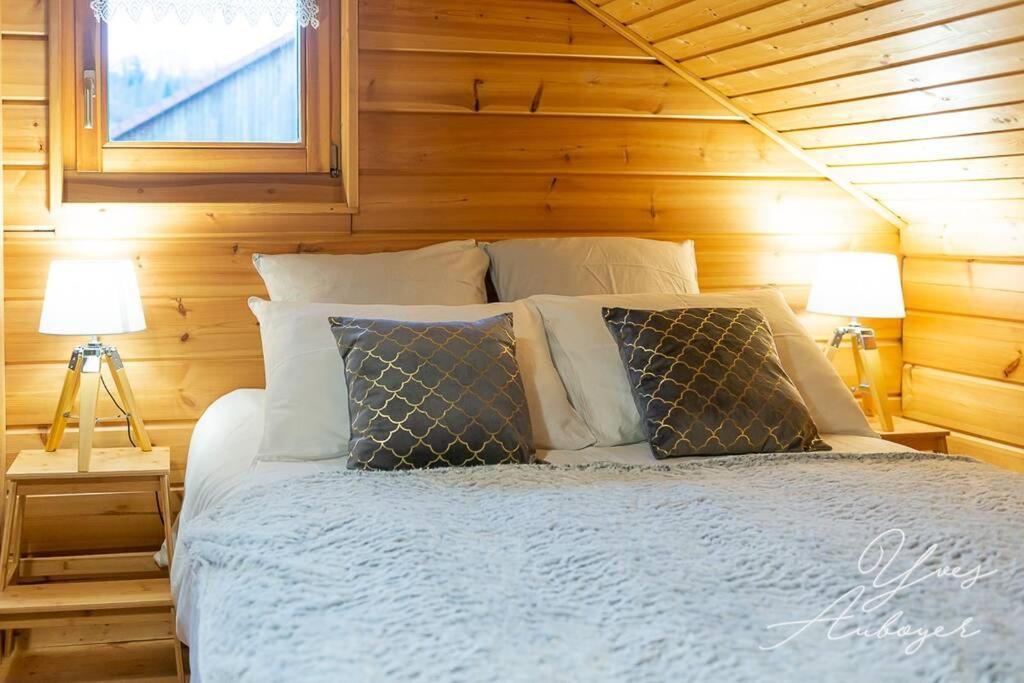 Chalet La Calougeotte, Jardin, Spa Et Sauna Prives Le Ménil Esterno foto