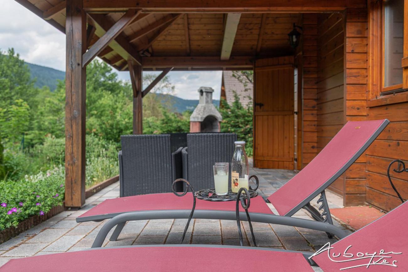 Chalet La Calougeotte, Jardin, Spa Et Sauna Prives Le Ménil Esterno foto